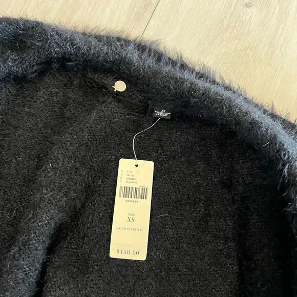 Anthropologie Knitted & Knotted Fuzzy Sequin Cardigan size xs - Picture 7 of 8